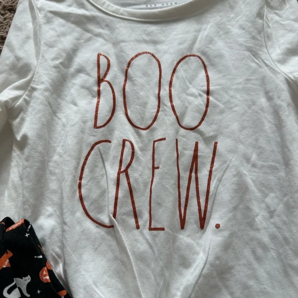 Rae Dunn Boo Crew Halloween Outfit size 5/6